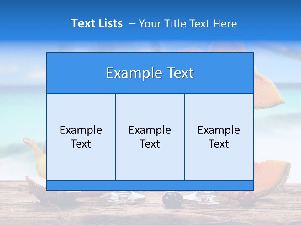Sea Cool Cuban PowerPoint Template