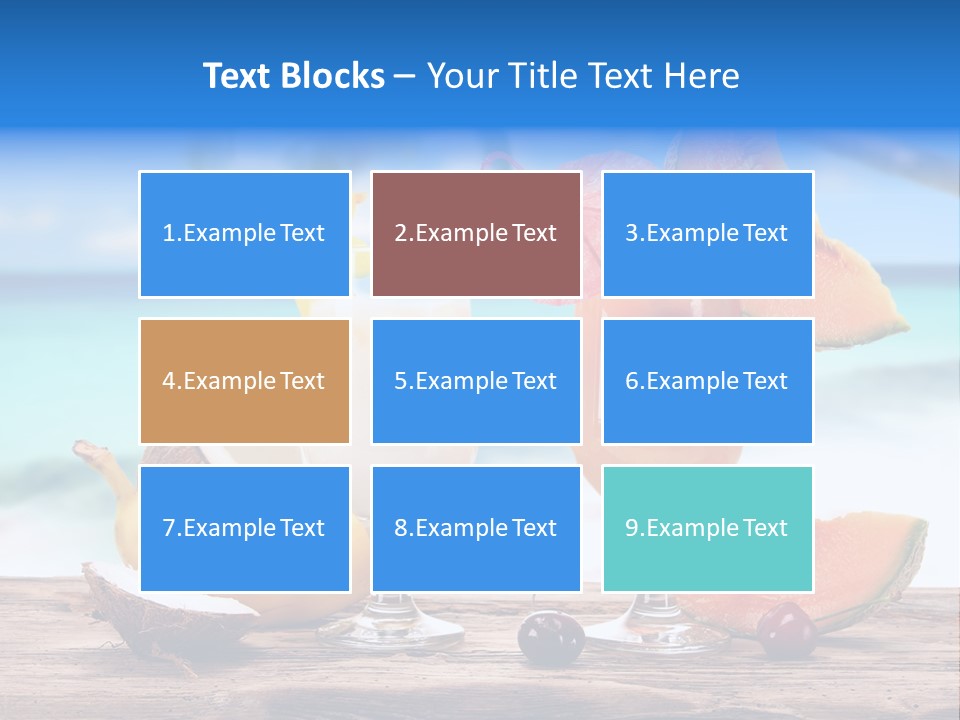 Sea Cool Cuban PowerPoint Template