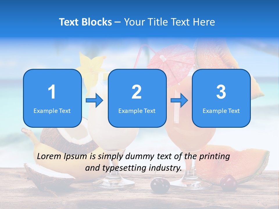 Sea Cool Cuban PowerPoint Template