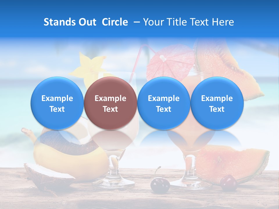 Sea Cool Cuban PowerPoint Template