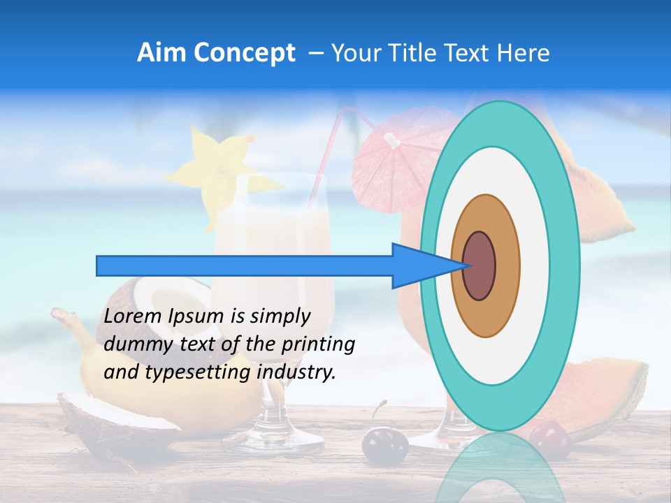 Sea Cool Cuban PowerPoint Template