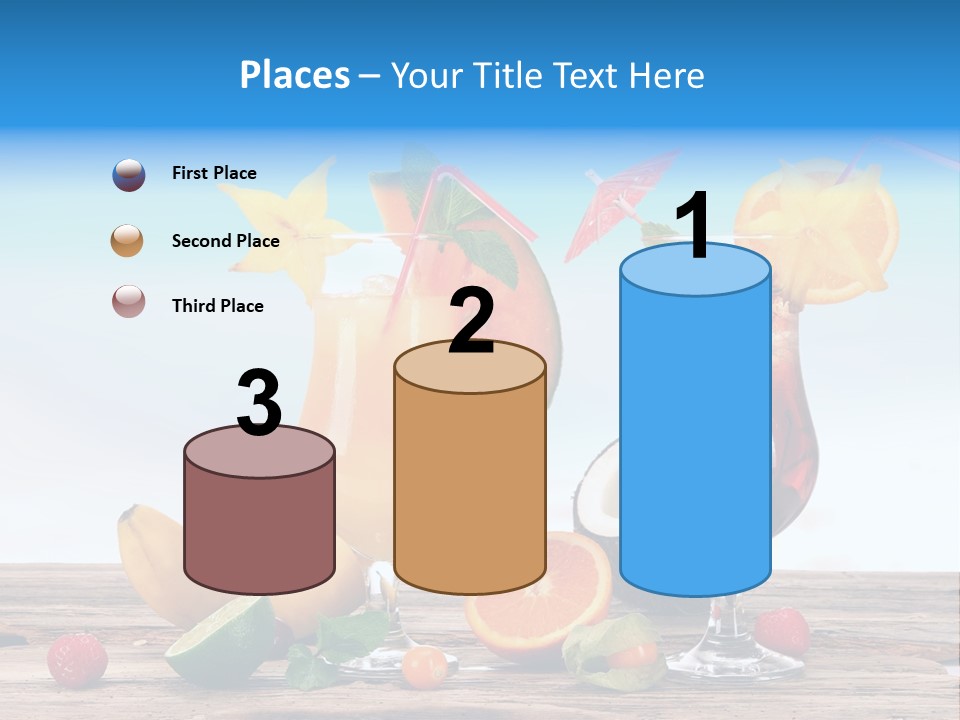 Tropical Cold Soda PowerPoint Template