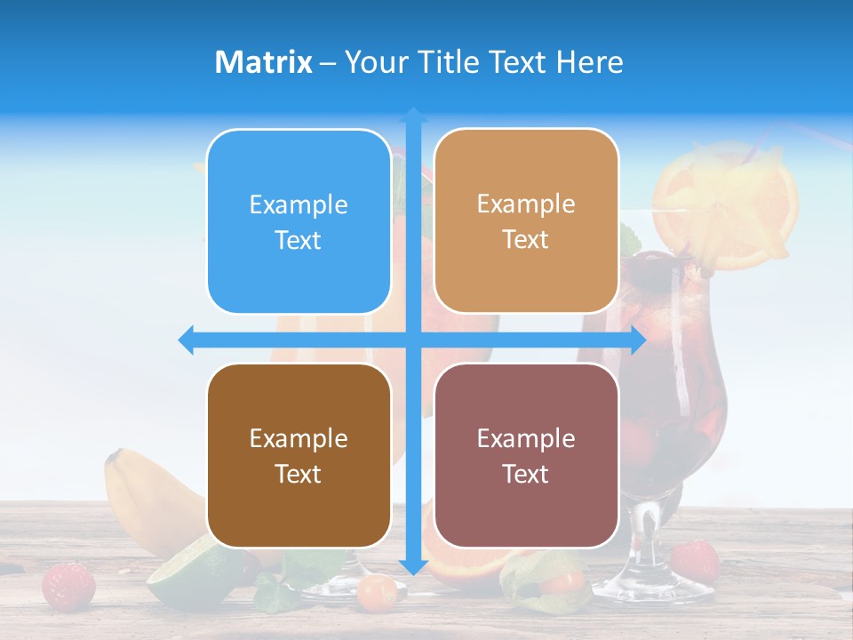 Tropical Cold Soda PowerPoint Template