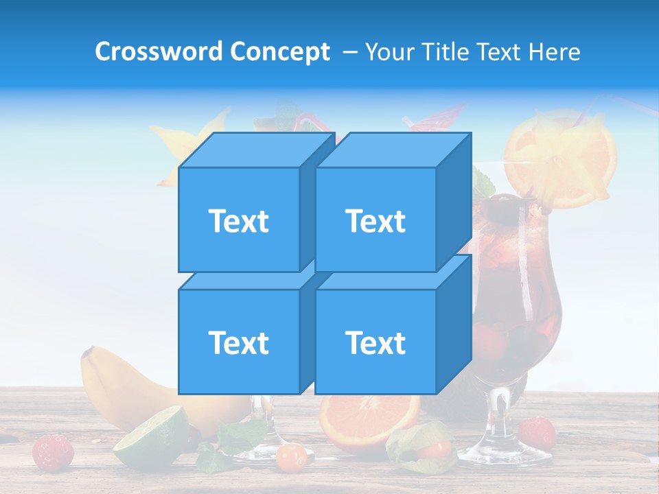 Tropical Cold Soda PowerPoint Template