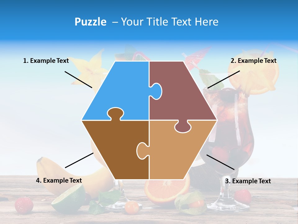 Tropical Cold Soda PowerPoint Template