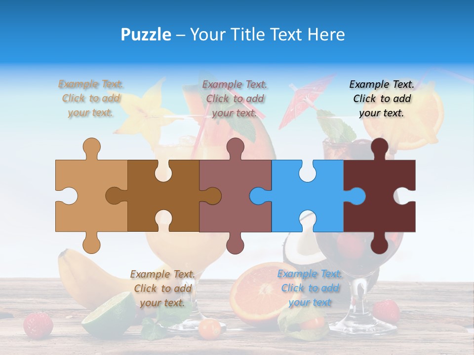 Tropical Cold Soda PowerPoint Template