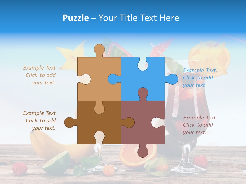 Tropical Cold Soda PowerPoint Template