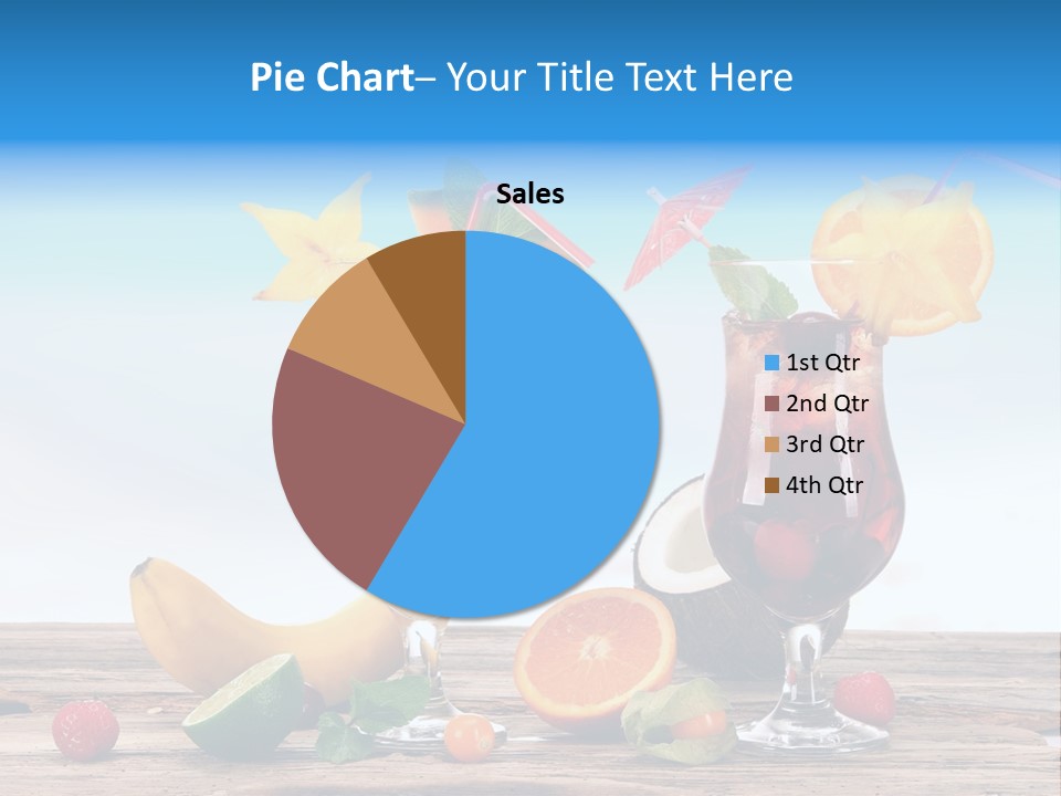 Tropical Cold Soda PowerPoint Template