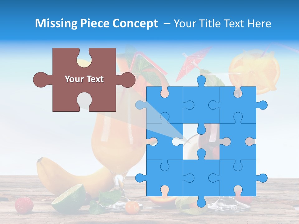 Tropical Cold Soda PowerPoint Template