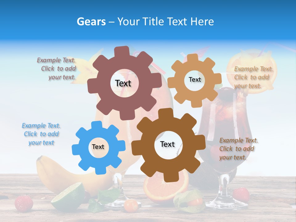 Tropical Cold Soda PowerPoint Template