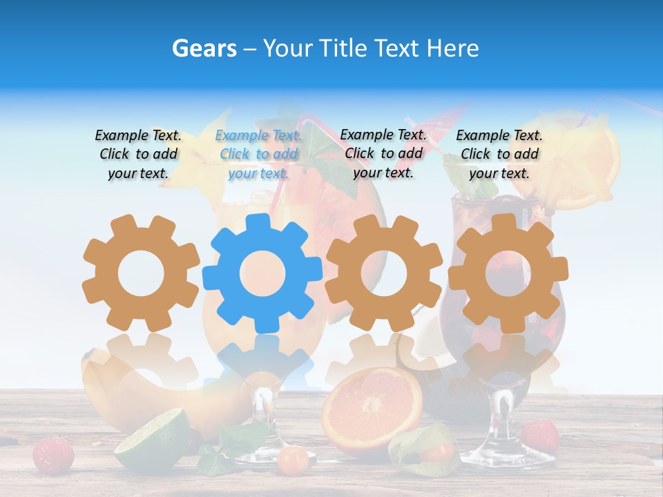 Tropical Cold Soda PowerPoint Template