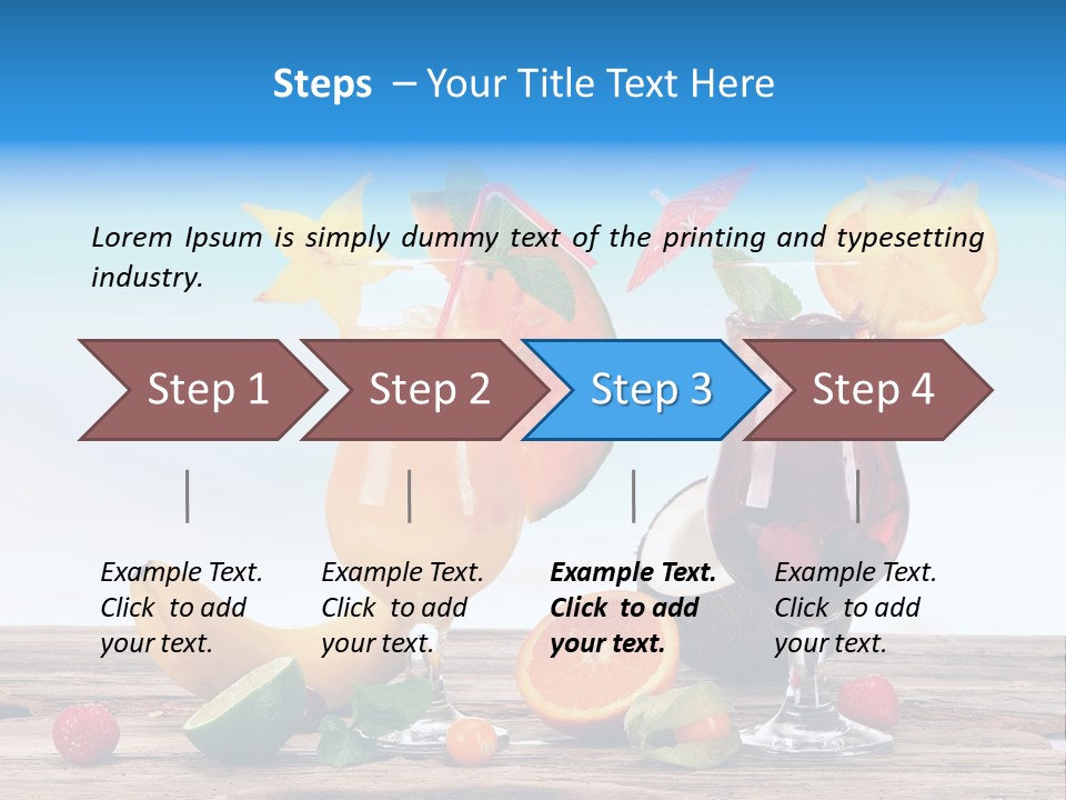 Tropical Cold Soda PowerPoint Template
