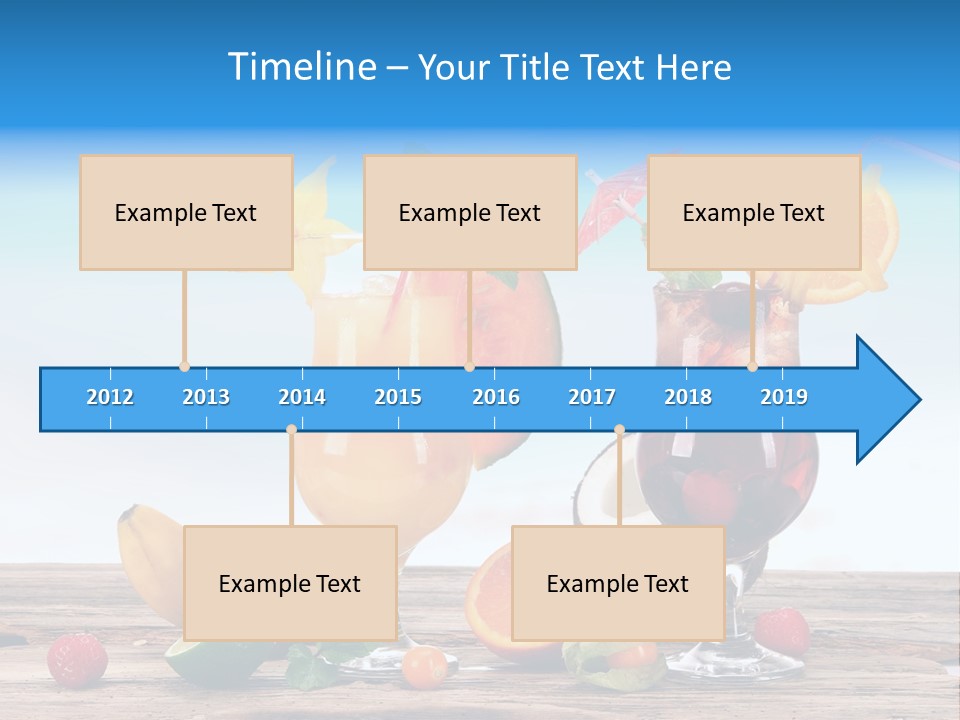 Tropical Cold Soda PowerPoint Template