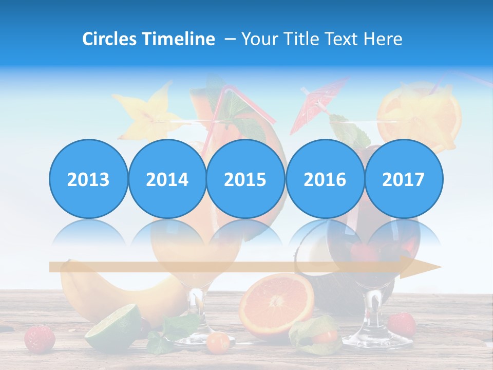 Tropical Cold Soda PowerPoint Template