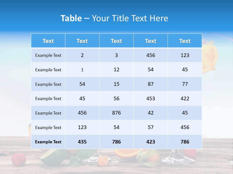 Tropical Cold Soda PowerPoint Template