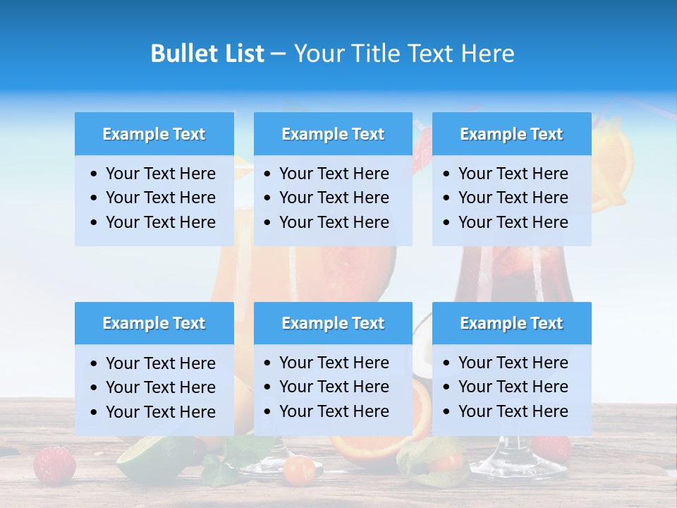 Tropical Cold Soda PowerPoint Template