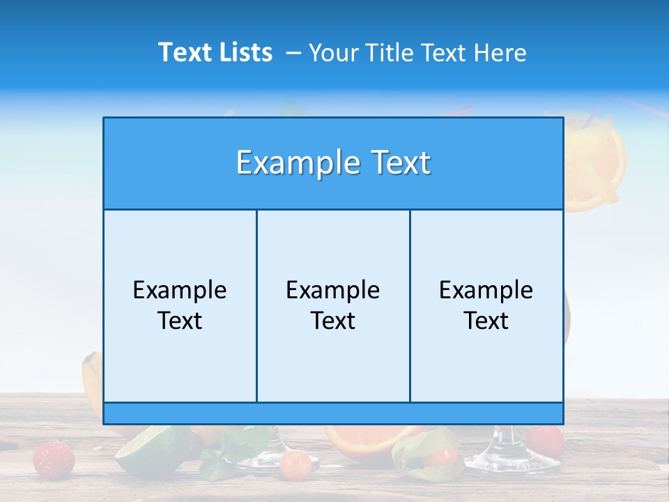 Tropical Cold Soda PowerPoint Template