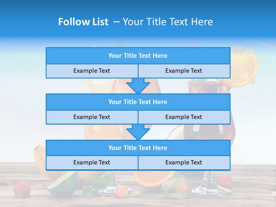 Tropical Cold Soda PowerPoint Template