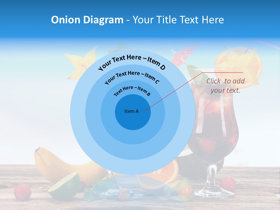 Tropical Cold Soda PowerPoint Template