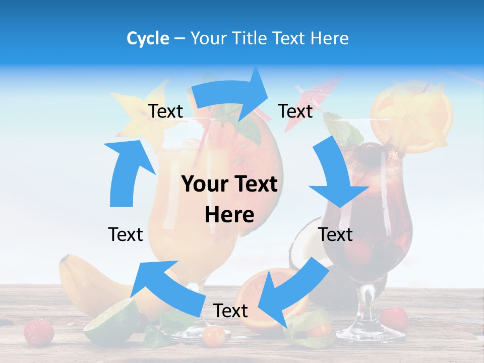 Tropical Cold Soda PowerPoint Template