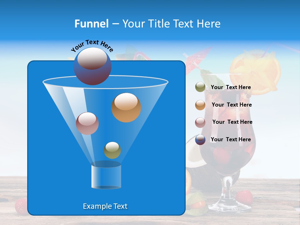 Tropical Cold Soda PowerPoint Template