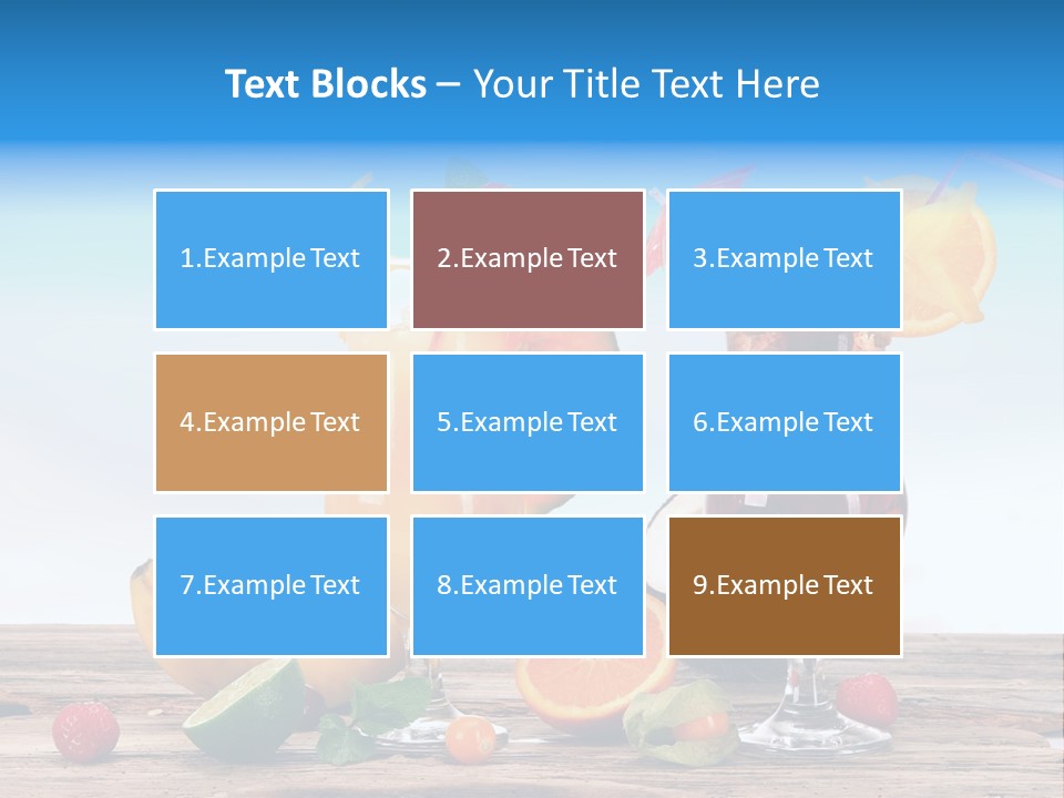 Tropical Cold Soda PowerPoint Template