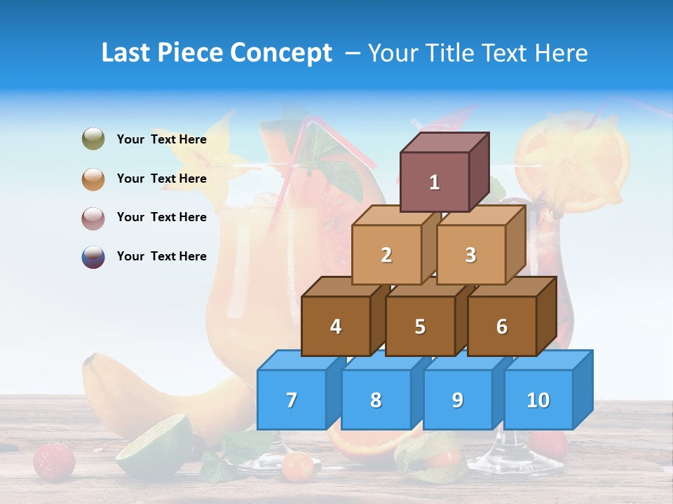 Tropical Cold Soda PowerPoint Template