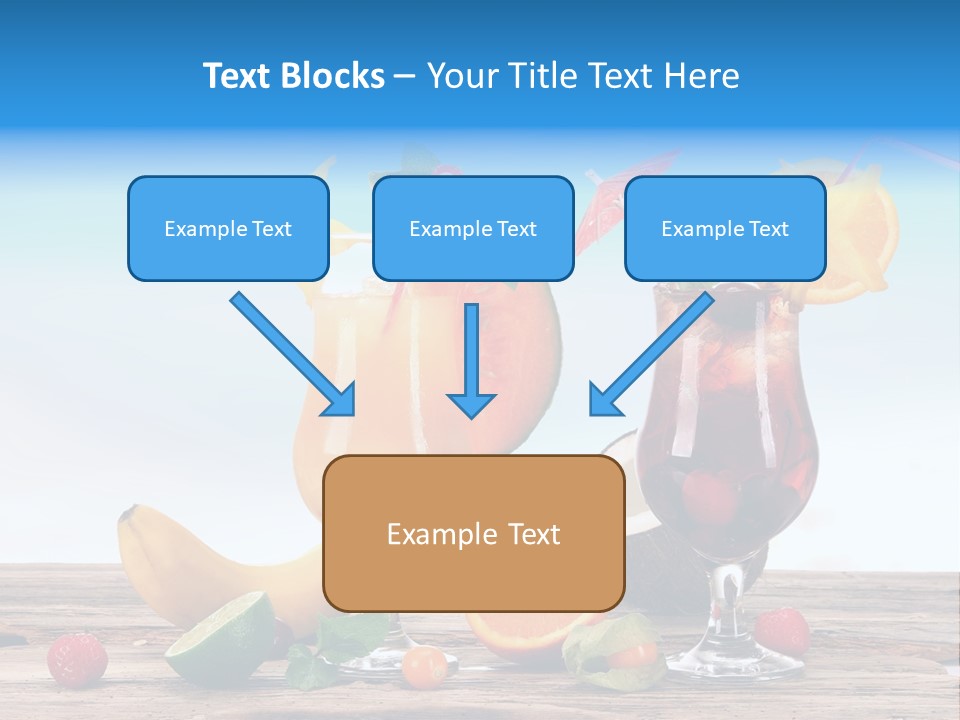 Tropical Cold Soda PowerPoint Template