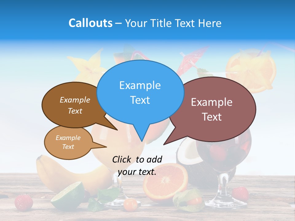 Tropical Cold Soda PowerPoint Template