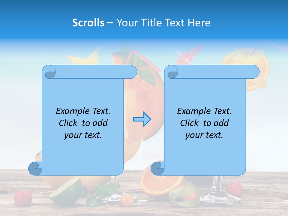 Tropical Cold Soda PowerPoint Template