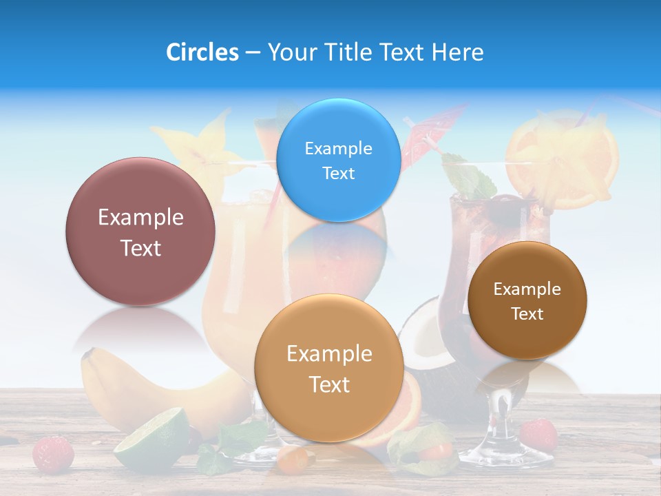 Tropical Cold Soda PowerPoint Template