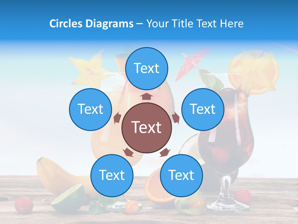 Tropical Cold Soda PowerPoint Template