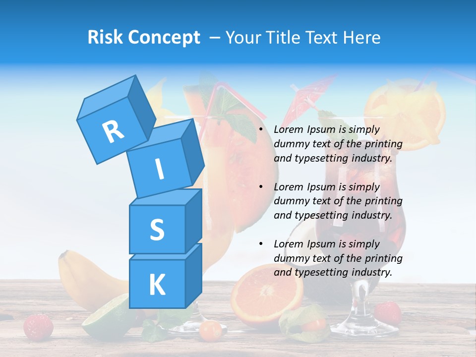 Tropical Cold Soda PowerPoint Template