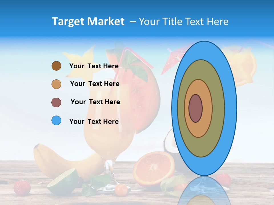 Tropical Cold Soda PowerPoint Template