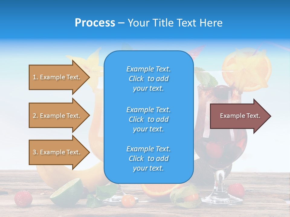 Tropical Cold Soda PowerPoint Template