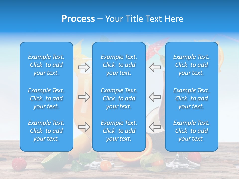 Tropical Cold Soda PowerPoint Template