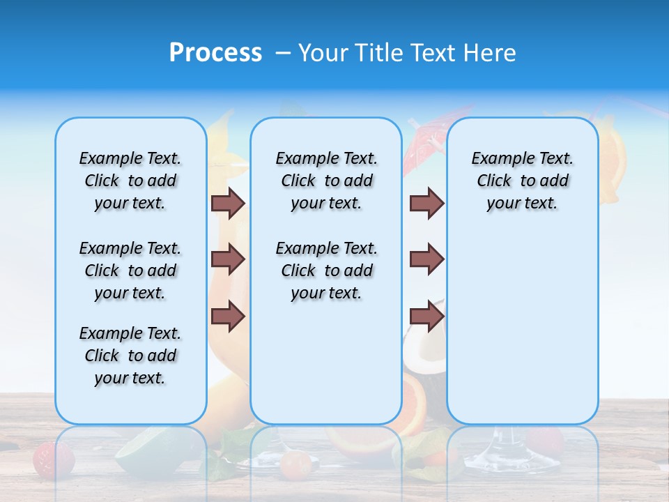 Tropical Cold Soda PowerPoint Template