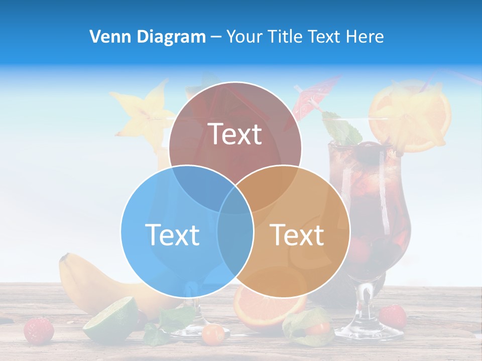 Tropical Cold Soda PowerPoint Template