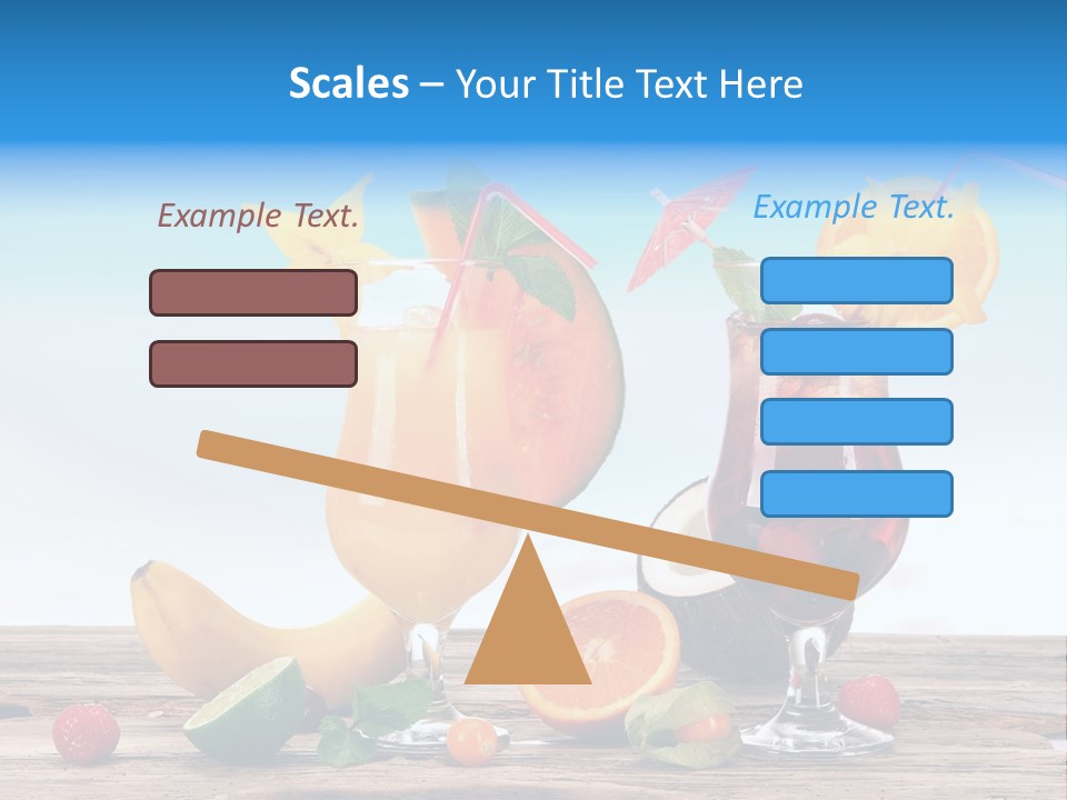 Tropical Cold Soda PowerPoint Template