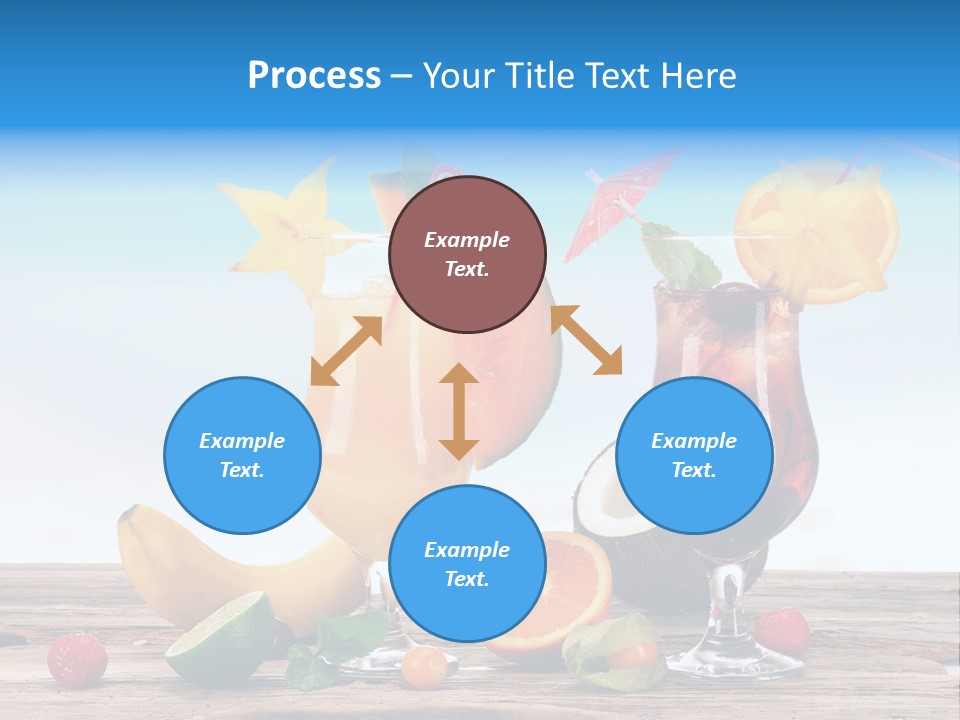 Tropical Cold Soda PowerPoint Template