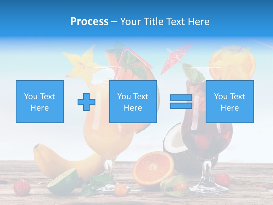 Tropical Cold Soda PowerPoint Template