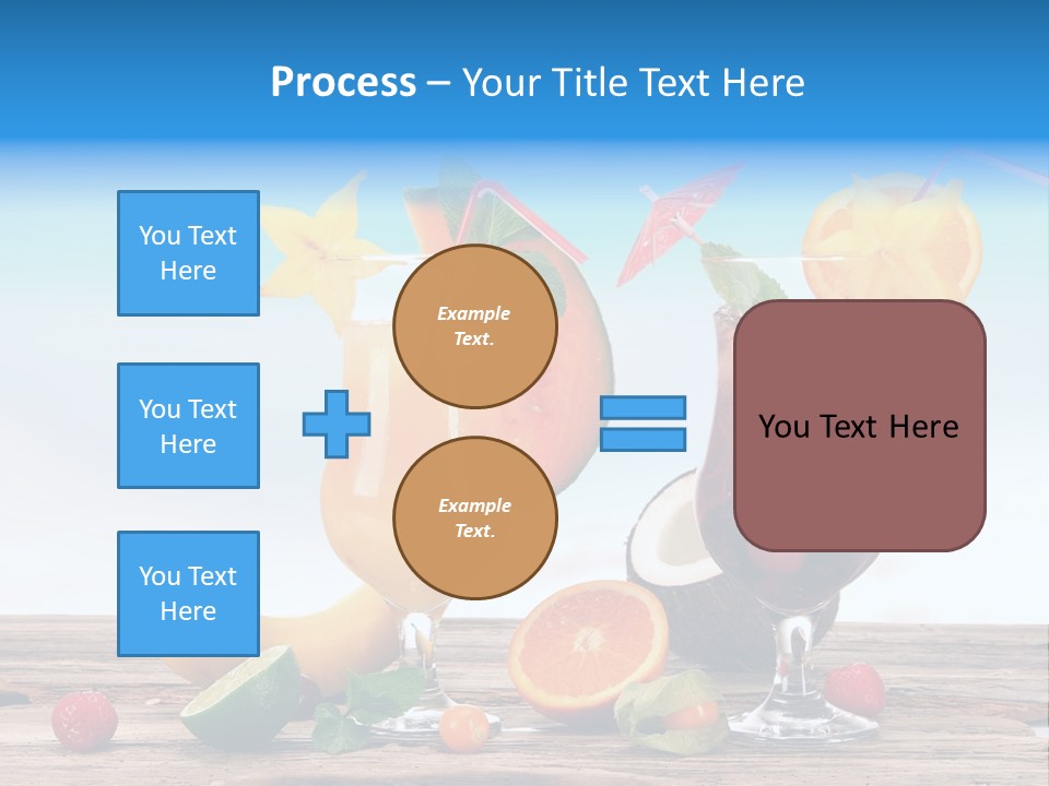 Tropical Cold Soda PowerPoint Template