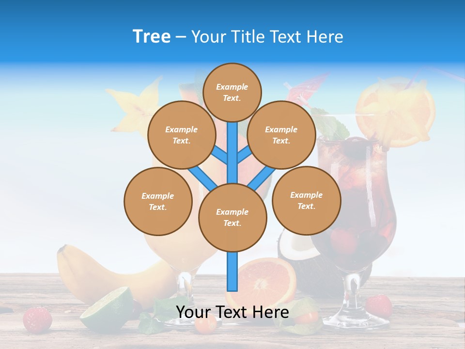 Tropical Cold Soda PowerPoint Template