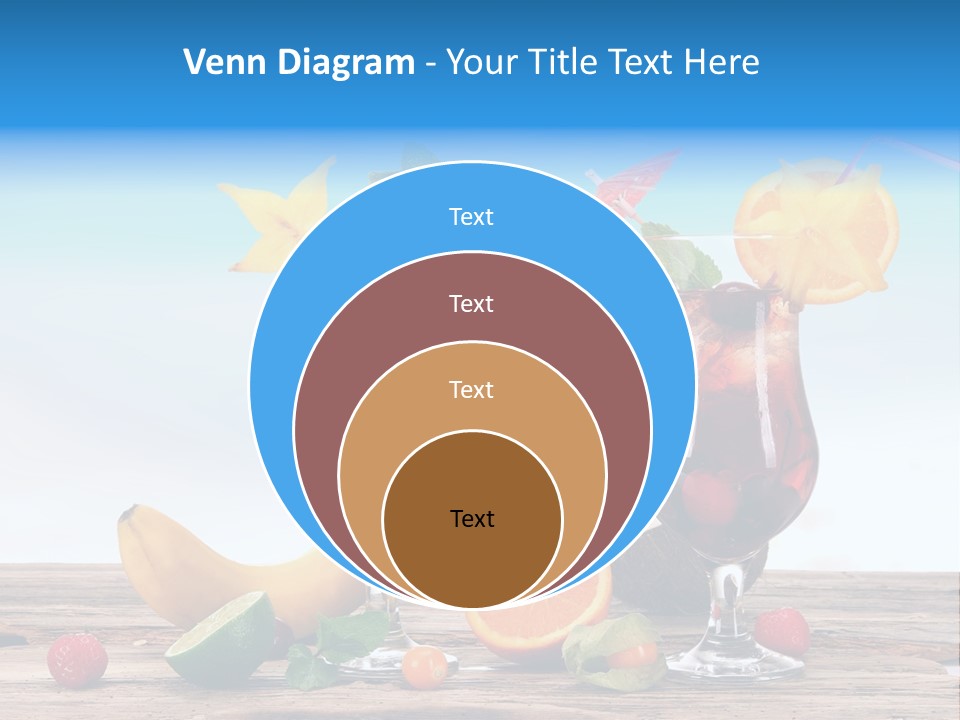 Tropical Cold Soda PowerPoint Template