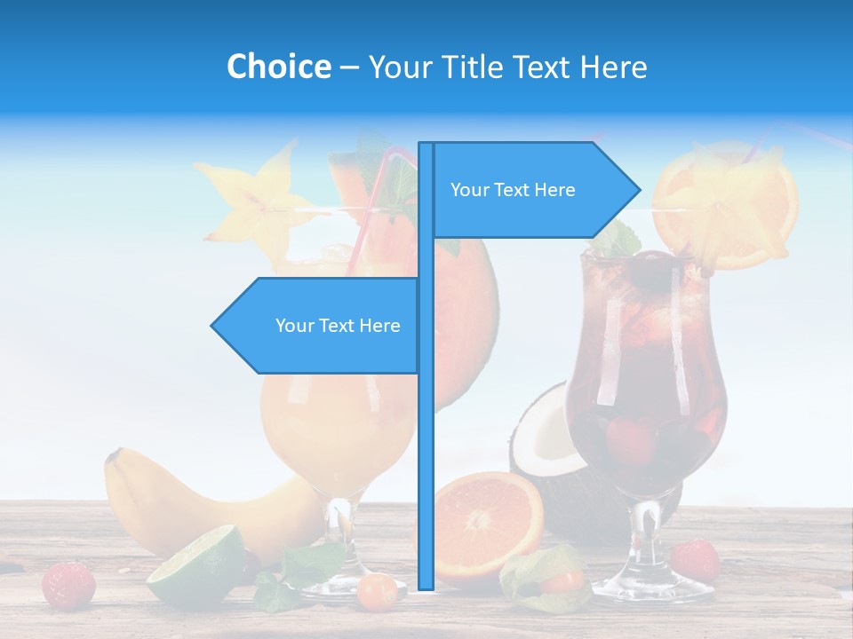 Tropical Cold Soda PowerPoint Template