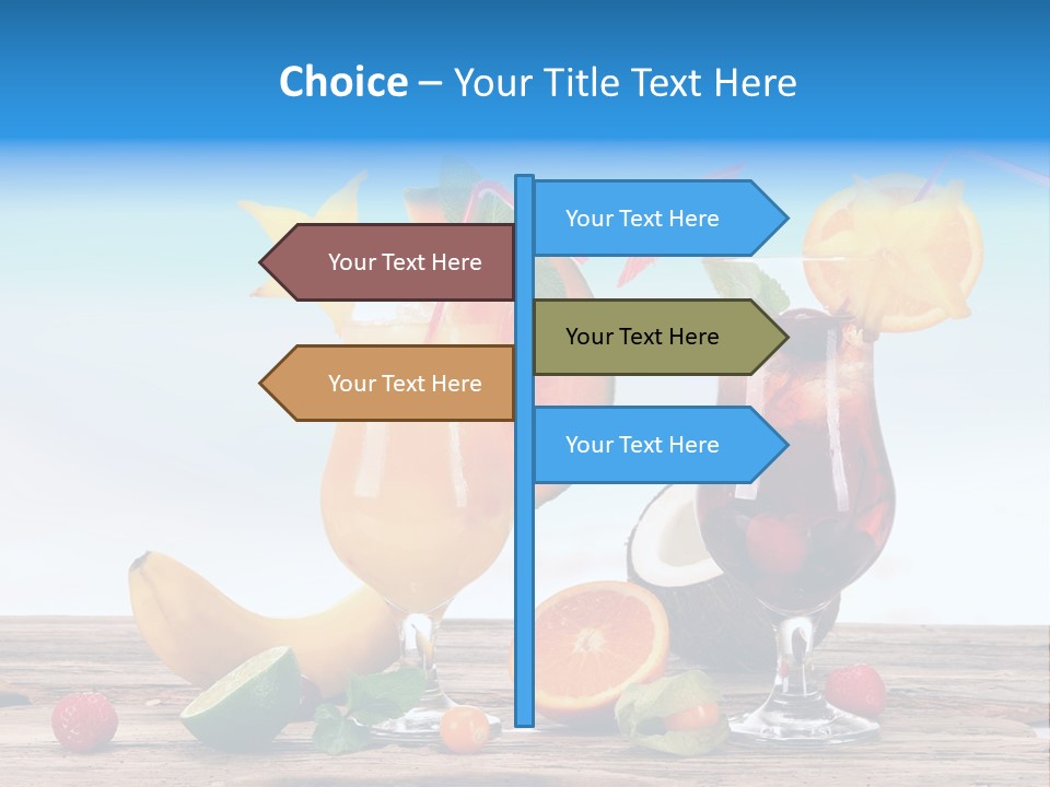 Tropical Cold Soda PowerPoint Template