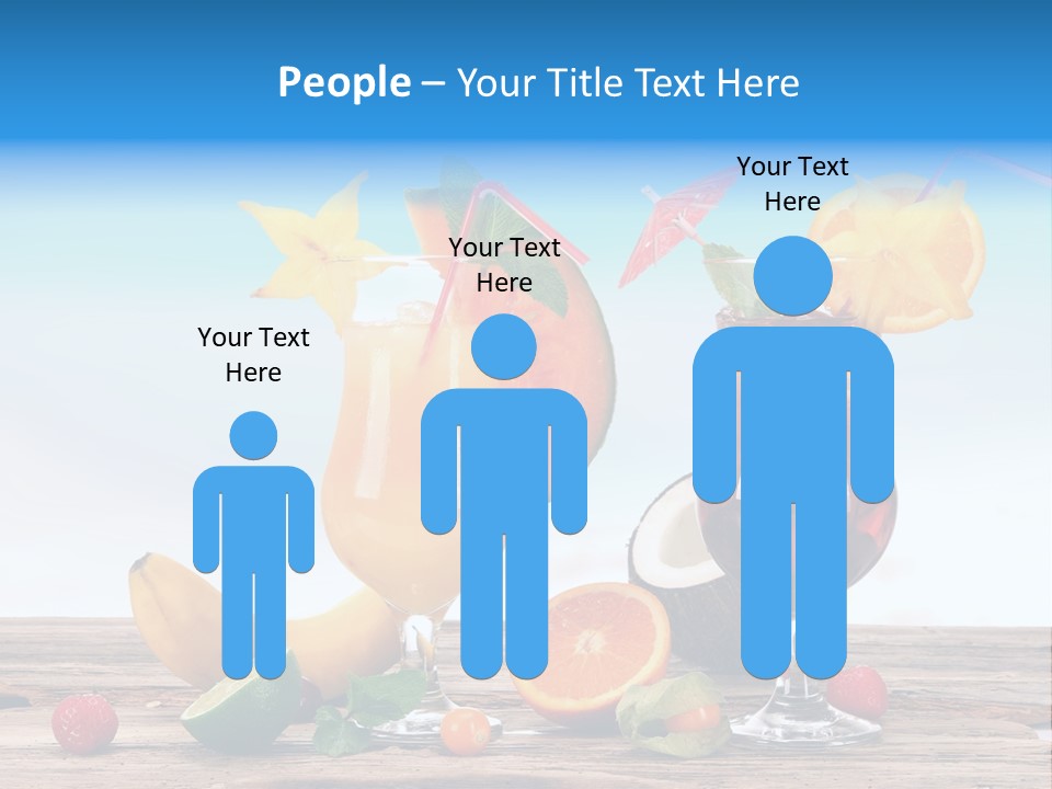 Tropical Cold Soda PowerPoint Template