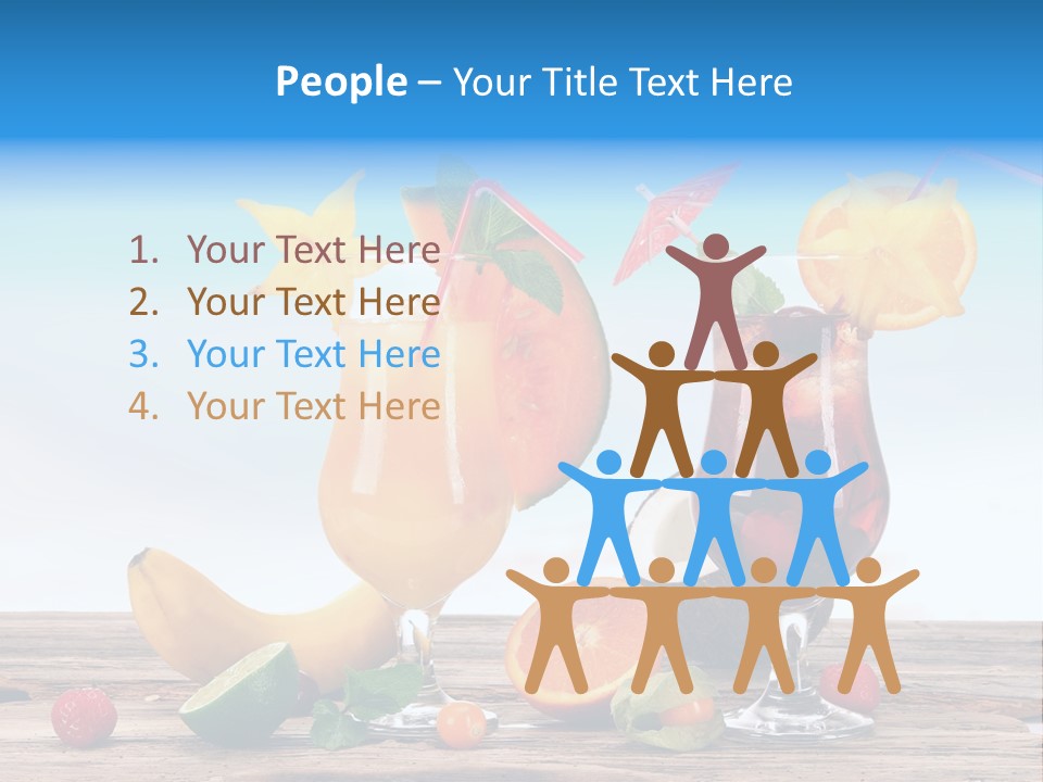 Tropical Cold Soda PowerPoint Template