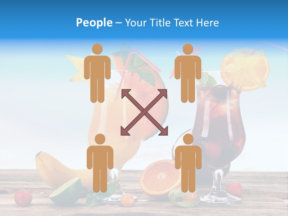 Tropical Cold Soda PowerPoint Template