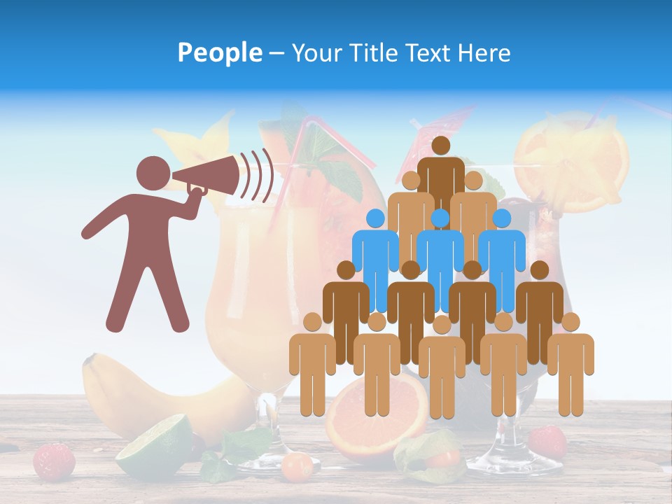 Tropical Cold Soda PowerPoint Template